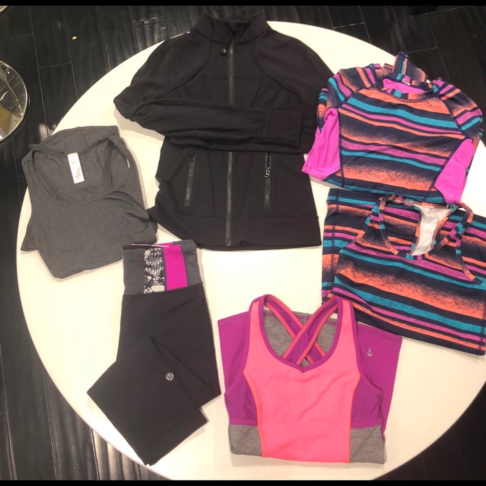 Ivivva Lululemon girls 6 Piece bundle size 10